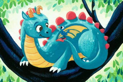 Ravensburger kubelių dėlionė „Fantazijos draugai“, 6 kubeliai