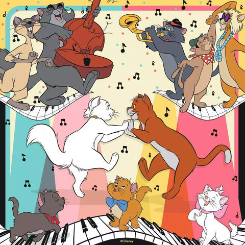 Ravensburger 3 dėlionės „Smagu su Disney gyvūnais“, 3×49 det., nuo 5 m.