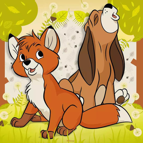 Ravensburger 3 dėlionės „Smagu su Disney gyvūnais“, 3×49 det., nuo 5 m.