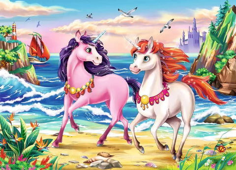 Ravensburger dėlionė „Vienaragiai“, 35 det., nuo 4 m.