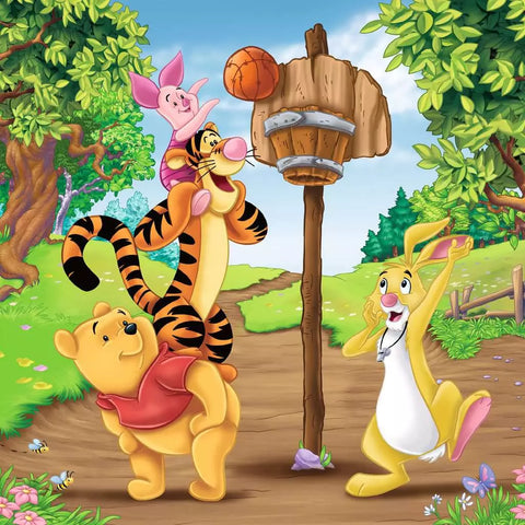 Ravensburger 3 dėlionės „Disney Mikė Pūkuotukas“, 3×49 det., nuo 5 m.