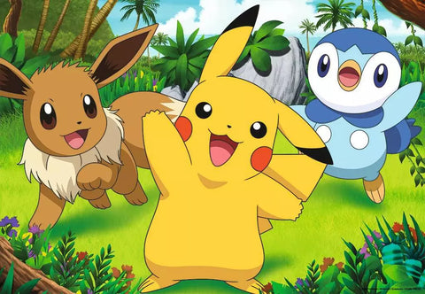 Ravensburger 2 dėlionės „Pokémon“, 2×24 det., nuo 4 m.
