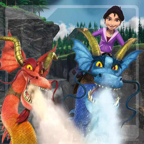 Ravensburger 3 dėlionės „Disney drakonai“, 3×49 det., nuo 5 m.