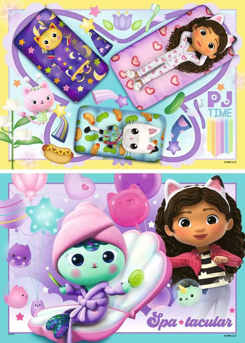 Ravensburger 2 dėlionės „Gabby's Dollhouse“, 2×12 det., nuo 3 m.