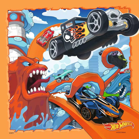 Ravensburger 3 dėlionės „Hot Wheels“, 3×49 det., nuo 5 m.
