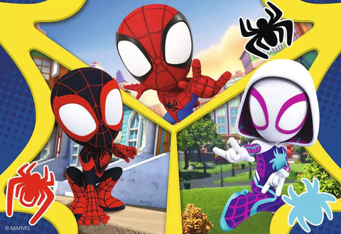 Ravensburger 2 dėlionės „Spidey ir nuostabieji draugai“, 2×24 det., nuo 4 m.