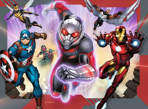 Ravensburger 4 dėlionės „Marvel Keršytojai“, 12–24 det., nuo 3 m.