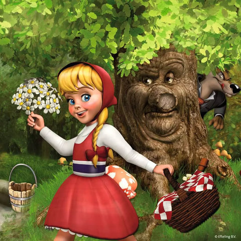 Ravensburger 4 dėlionės „Pasakų medis“, nuo 3 m.