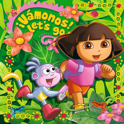 Ravensburger 3 dėlionės „Dora“, 25–49 det., nuo 4 m.