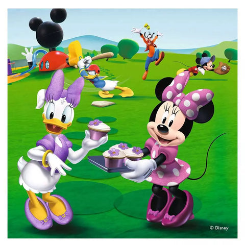 Ravensburger 4 dėlionės lagaminėlyje „Peliuko Mikio klubas“, nuo 3 m.