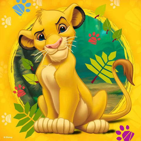 Ravensburger 3 dėlionės „Disney Liūtas karalius“, 25–49 det., nuo 4 m.