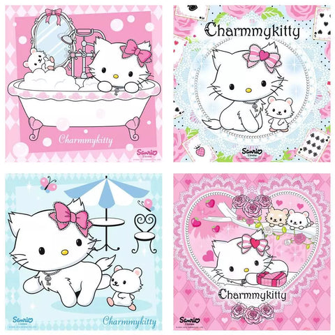Ravensburger 4 dėlionės lagaminėlyje „Charmmy Kitty“, 25–36 det., nuo 4 m.
