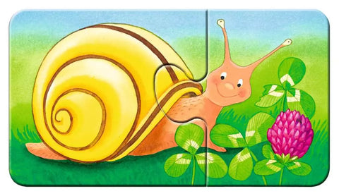 Ravensburger mano pirmosios dėlionės „Sodo gyvūnai“, 9×2 det., nuo 2 m.