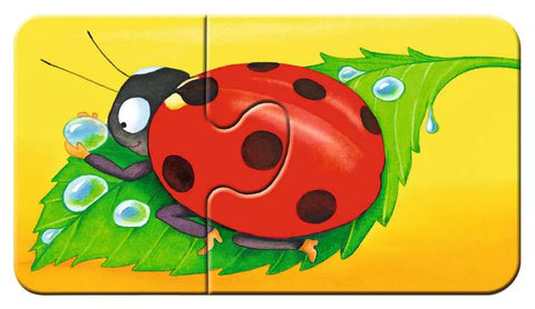 Ravensburger mano pirmosios dėlionės „Sodo gyvūnai“, 9×2 det., nuo 2 m.