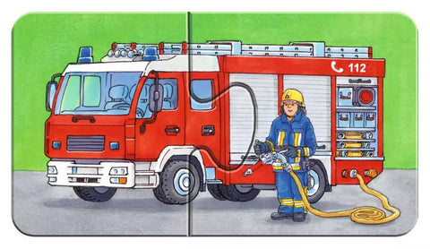 Ravensburger mano pirmosios dėlionės „Transporto priemonės“, 9×2 det., nuo 2 m.