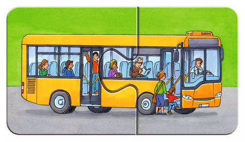 Ravensburger mano pirmosios dėlionės „Transporto priemonės“, 9×2 det., nuo 2 m.