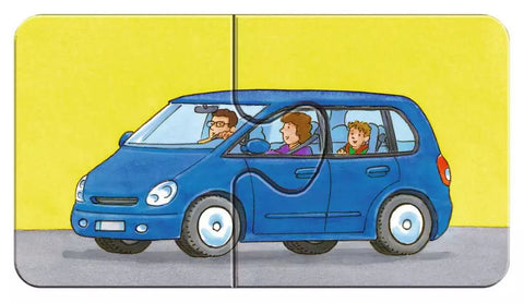 Ravensburger mano pirmosios dėlionės „Transporto priemonės“, 9×2 det., nuo 2 m.