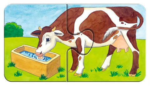 Ravensburger mano pirmosios dėlionės „Ūkyje“, 9×2 det., nuo 2 m.