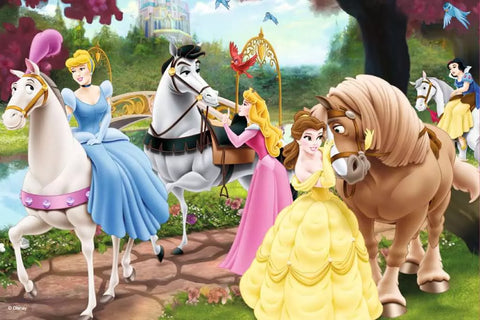 Ravensburger 6 dėlionės „Disney princesės“, 15–25 det., nuo 4 m.