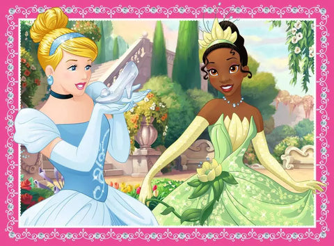 Ravensburger 4 dėlionės „Disney princesės“, 12–24 det., nuo 3 m.