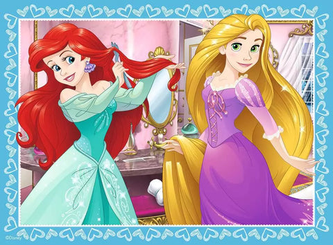 Ravensburger 4 dėlionės „Disney princesės“, 12–24 det., nuo 3 m.