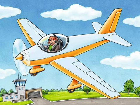Ravensburger kubelių dėlionė „Mėgstamos transporto priemonės“, 12 kubelių