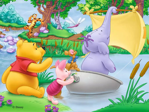 Ravensburger kubelių dėlionė „Disney draugai“, 12 kubelių