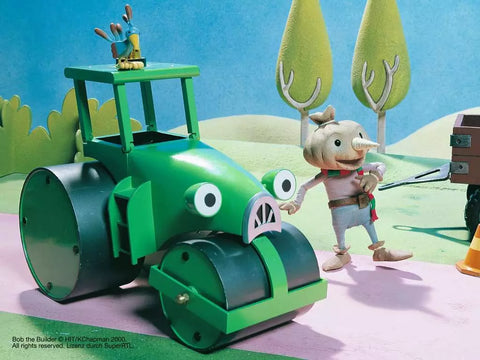 Ravensburger kubelių dėlionė „Statybininkas Bobas“, 12 kubelių