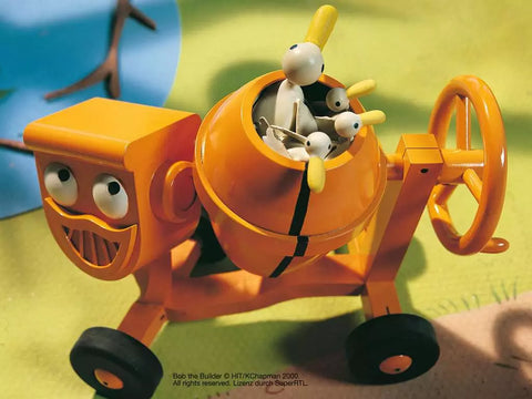 Ravensburger kubelių dėlionė „Statybininkas Bobas“, 12 kubelių