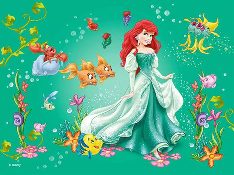 Ravensburger kubelių dėlionė „Disney princesės“, 12 kubelių