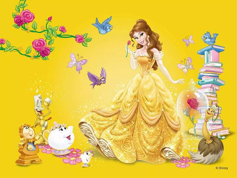 Ravensburger kubelių dėlionė „Disney princesės“, 12 kubelių