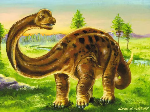 Ravensburger kubelių dėlionė „Dinozaurai“, 12 kubelių