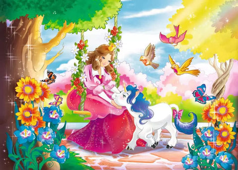 Ravensburger kubelių dėlionė „Vienaragiai“, 12 kubelių