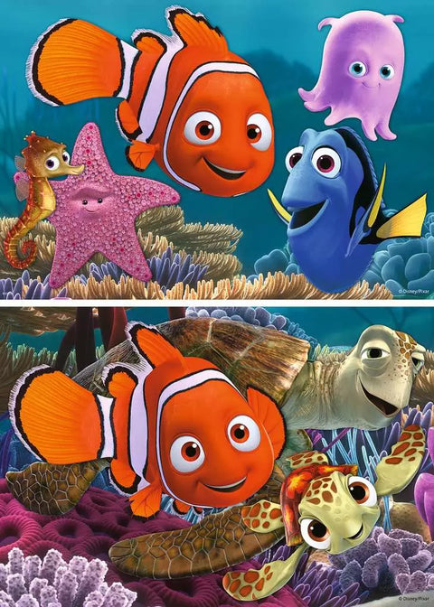 Ravensburger 2 dėlionės „Disney Pixar Žuviukas Nemo“, 2×12 det., nuo 3 m.