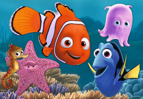 Ravensburger 2 dėlionės „Disney Pixar Žuviukas Nemo“, 2×12 det., nuo 3 m.