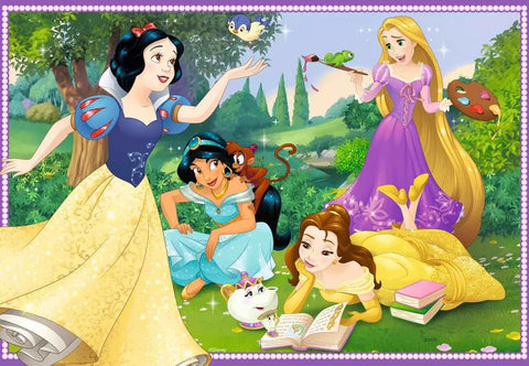 Ravensburger 2 dėlionės „Disney princesės“, 2×12 det., nuo 3 m.