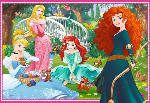Ravensburger 2 dėlionės „Disney princesės“, 2×12 det., nuo 3 m.