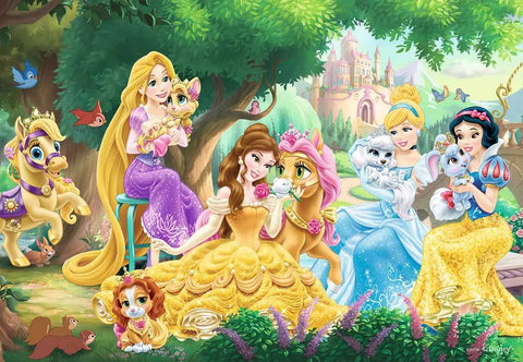 Ravensburger 2 dėlionės „Disney princesės: geriausios draugės“, 2×24 det.