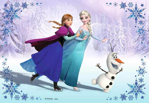 Ravensburger 2 dėlionės „Disney Ledo šalis II“, 2×24 det., nuo 4 m.