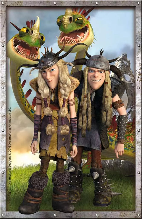 Ravensburger mini dėlionė „Drakonai“, 54 det.