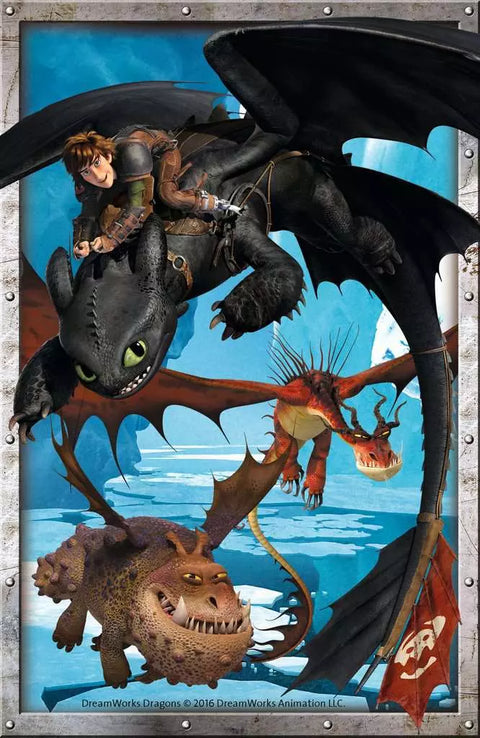 Ravensburger mini dėlionė „Drakonai“, 54 det.