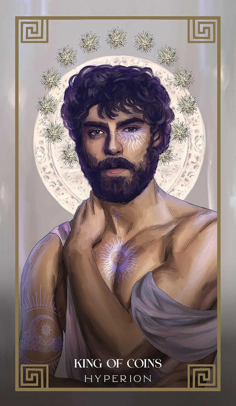 Mythos taro kortos kišeninės skardinėje dėžutėje – graikų dievai