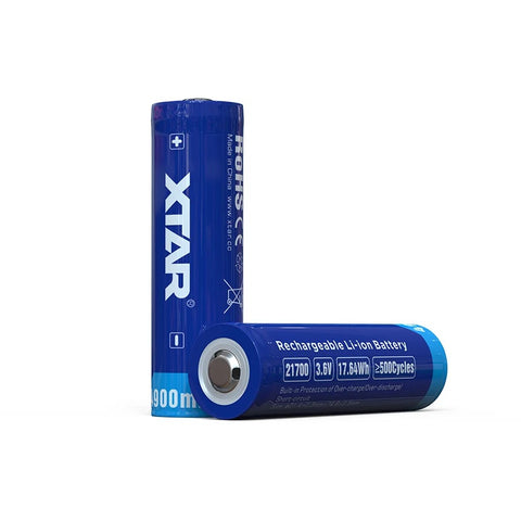 XTAR 21700 Li-ion akumuliatorius 4900 mAh su apsauga
