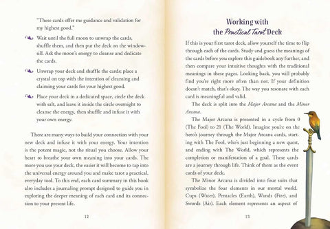 Praktinis Taro: 78 kortų kaladė su vadovu – Beyond Words