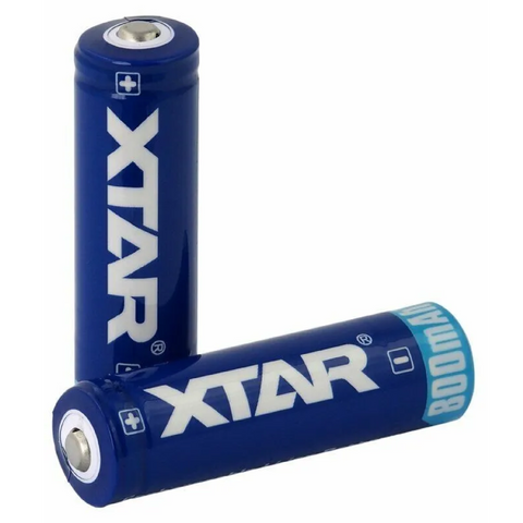 XTAR 14500 ličio jonų įkraunama baterija 800 mAh su apsauga