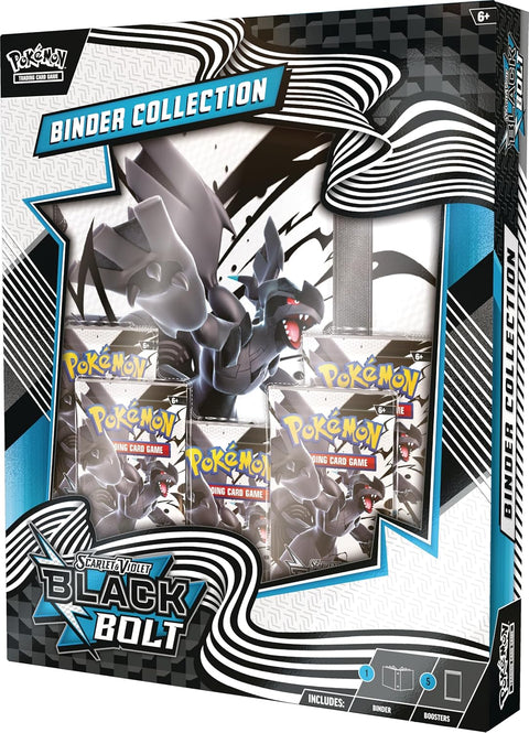 Pokémon TCG Scarlet & Violet Black Bolt segtuvas + 5 pakeliai (EN)