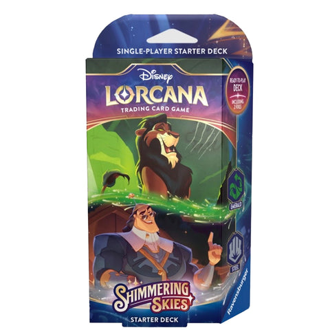 Disney Lorcana Scar & Kronk startinė kaladė, 60 kortų, anglų k.