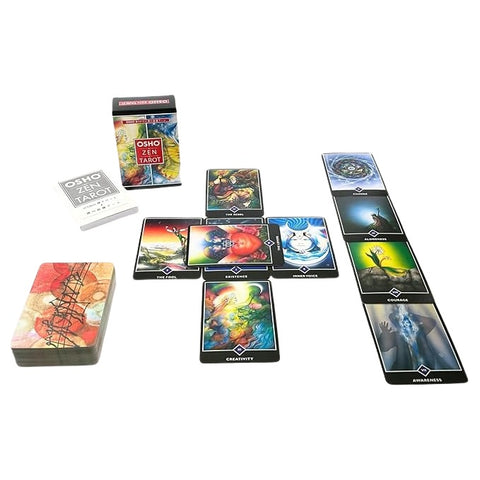 Osho Zen Tarot kortos su japoniška instrukcija – 79 kortų
