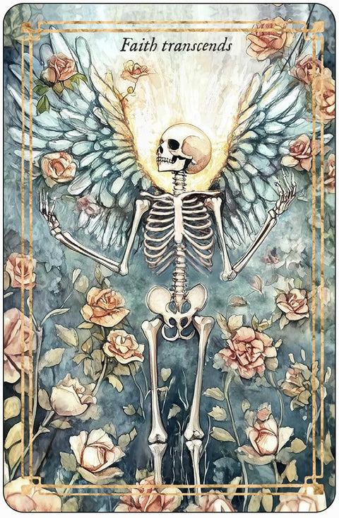 Memento Mori afirmacijų orakulo kortos kasdieniams įkvėpimams