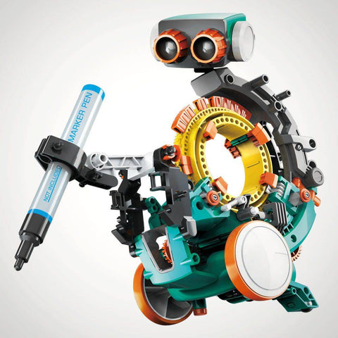 5in1 STEM kodavimo roboto konstruktorius vaikams – kuria, piešia, žaidžia